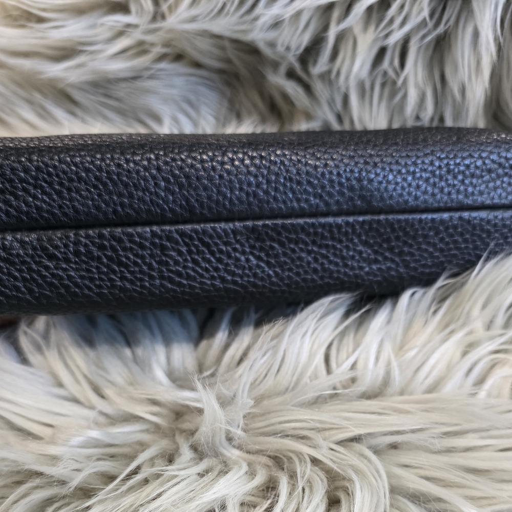 Michael Kors Black Pebbled Leather Clutch - Picture 12 of 13